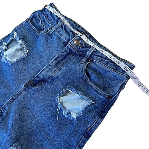 Fashion Nova high waist ripped skinny jeans size 5 - Picture 13 of 15